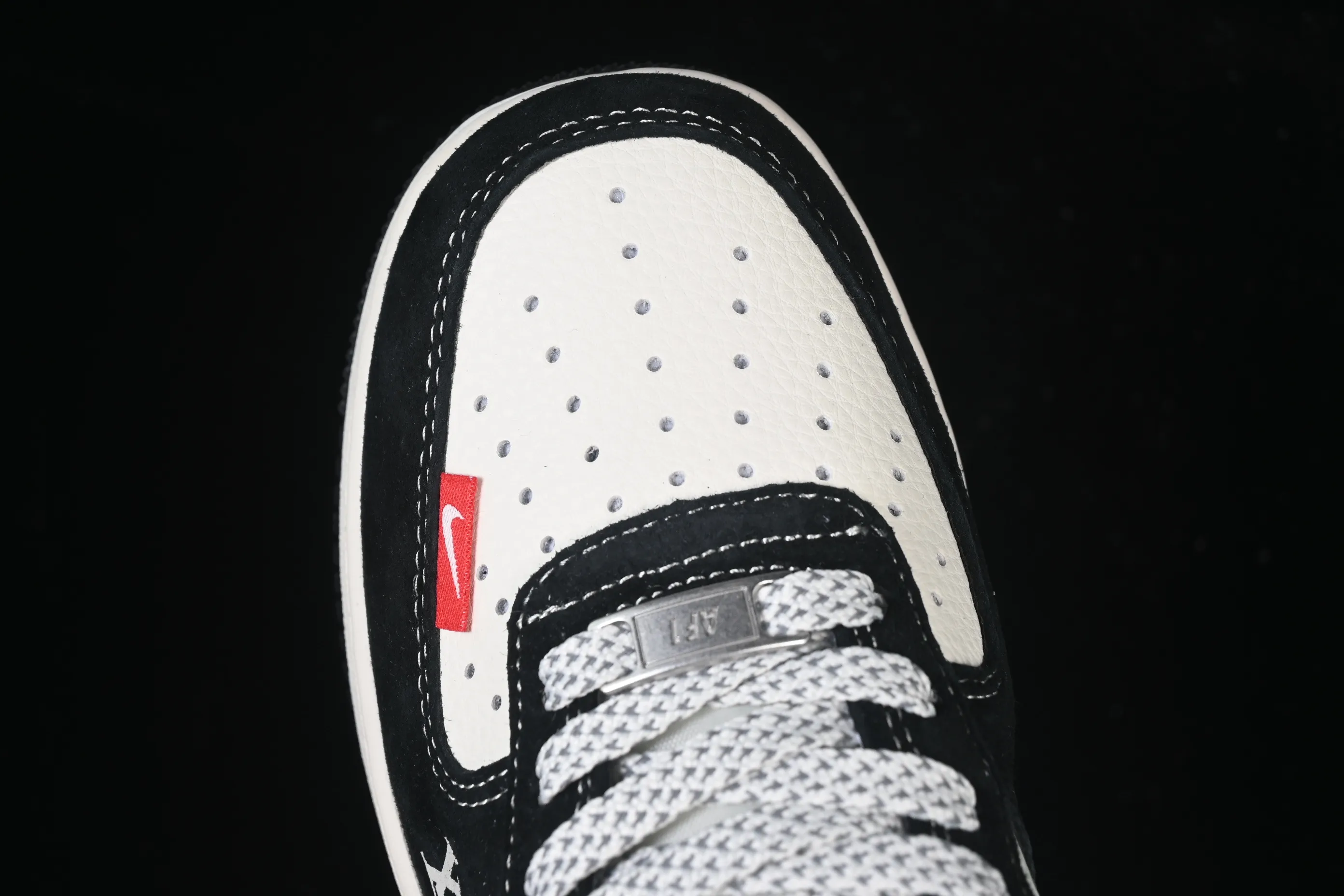 All categories Nk Air Force 1 Air Force series Nk Air Force 1 Low Air Force low-top Nike Air Force 1'07 Low LV joint cowboy pig eight meters black Air Force 1 low-top casual sneakers MZ9588-805